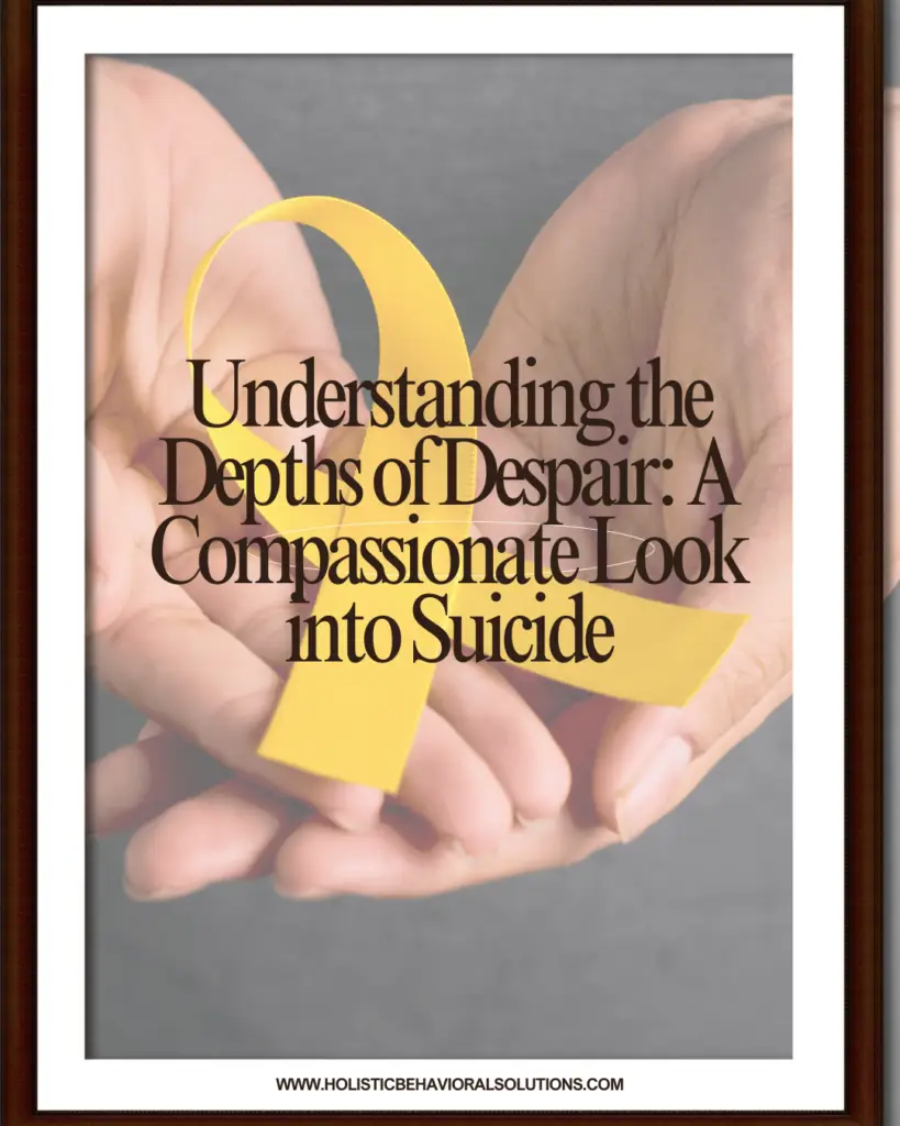 Understanding the Depths of Despair: A Compassionate Look into Suicide