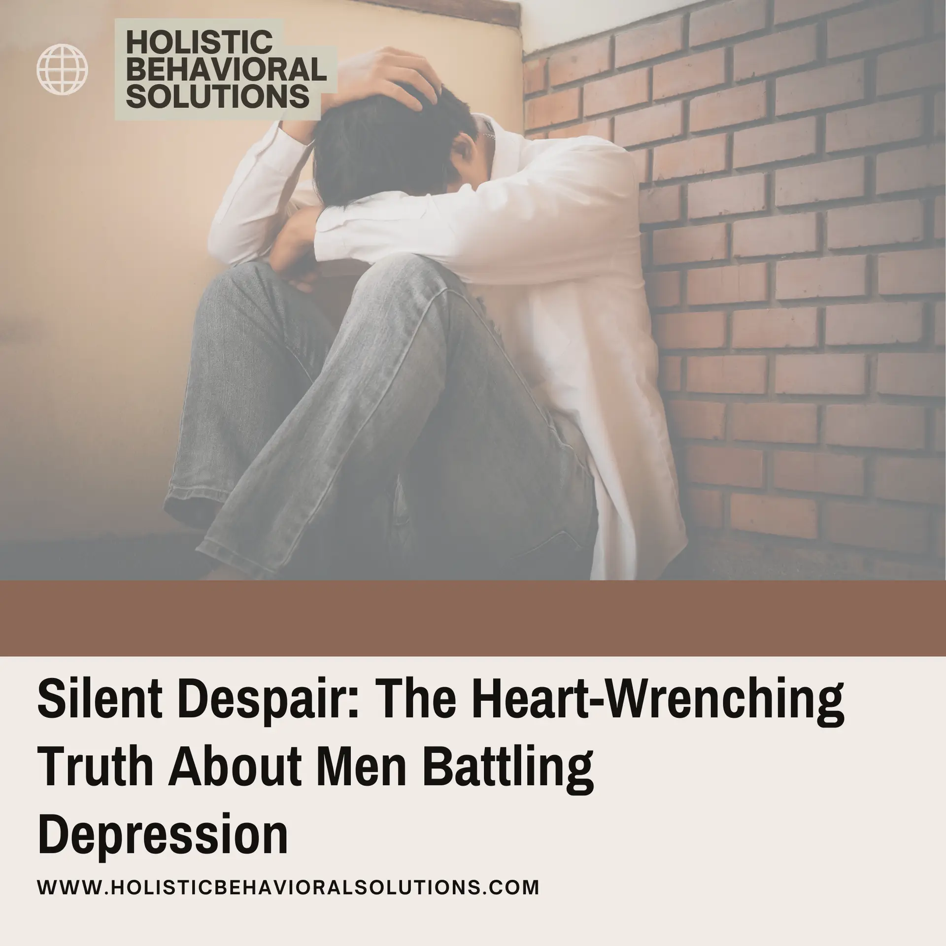 Silent Despair: The Heart-Wrenching Truth About Men Battling Depression