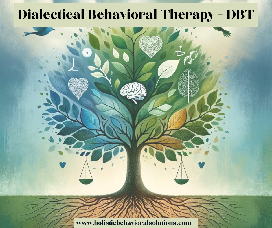 Dialectical Behavior Therapy Skills to address panic and mood disorders. Build awareness of the mind and learn psychoeducation to help you relax and manage stress through psychotherapy and managing neurodiversity.