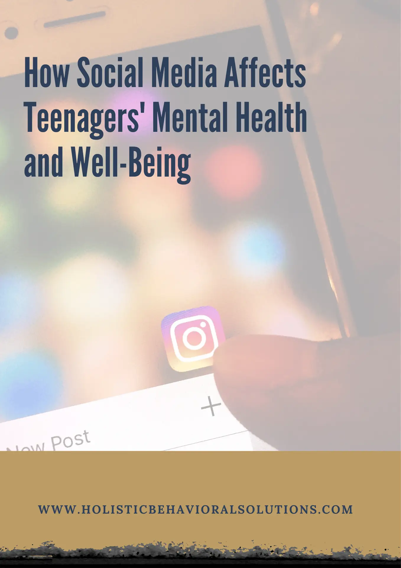 How Social Media Affects Teenagers' Mental Health and Well-Being