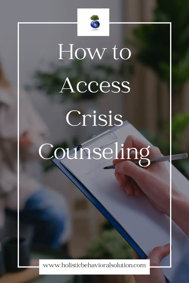 Crisis Counseling Resources